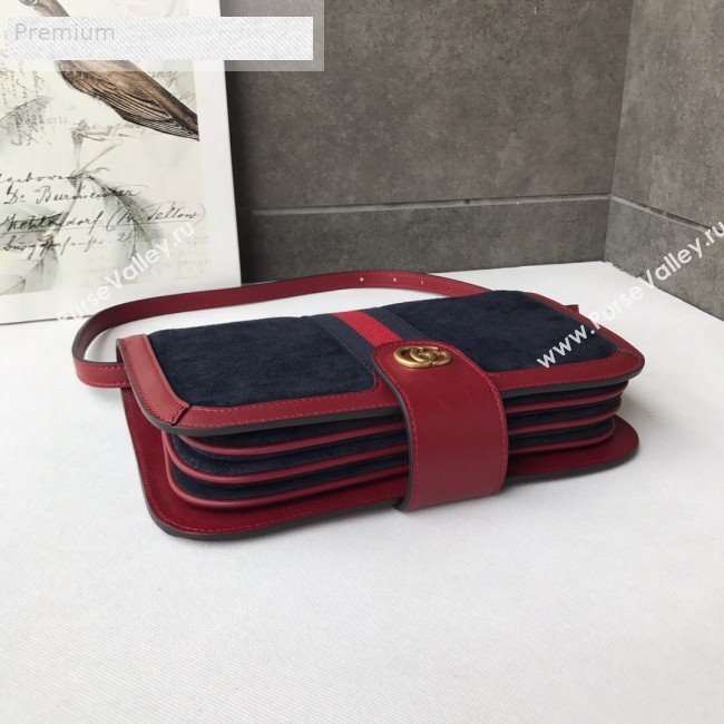 Gucci Ophidia Suede Messenger Shoulder Bag 548304 Red 2018 (DLH-9071303)