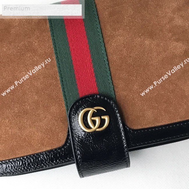 Gucci Ophidia Suede Messenger Shoulder Bag 548304 Brown 2018 (DLH-9071304)