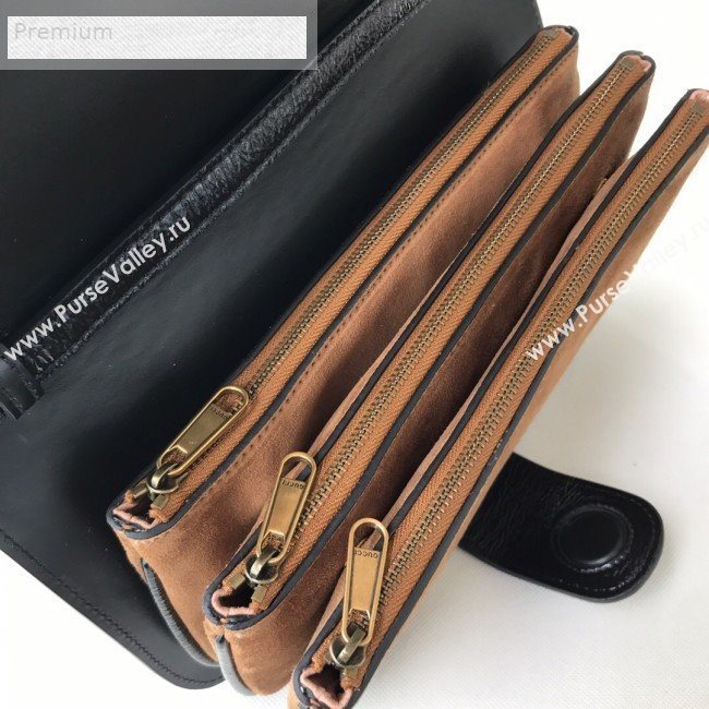 Gucci Ophidia Suede Messenger Shoulder Bag 548304 Brown 2018 (DLH-9071304)