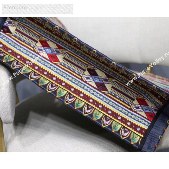 Dior Book Tote in Embroidered Canvas Turquoise 2019 (XXG-9071323)