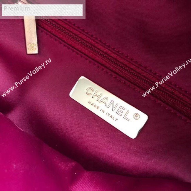 Chanel Graffiti Metallic Cotton Small Backpack AS0867 Gold/Multicolor 2019  (XGZ-9071208)