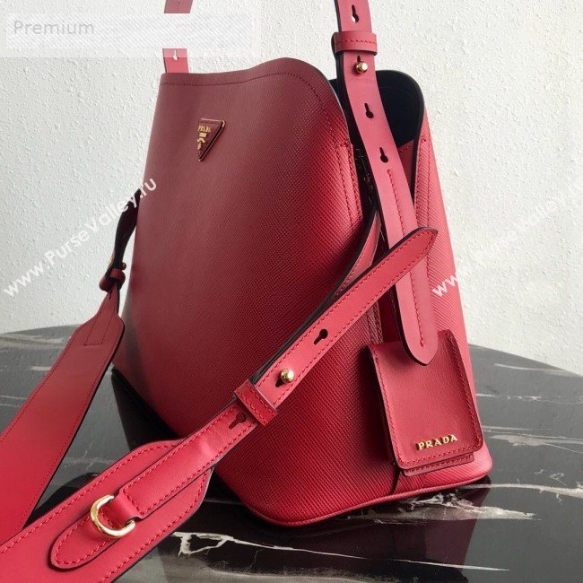 Prada Matinee Shoulder Bag 1BA249 Red 2019 (PYZ-9071501)