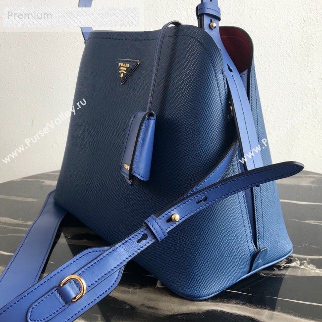 Prada Matinee Shoulder Bag 1BA249 Blue 2019 (PYZ-9071502)