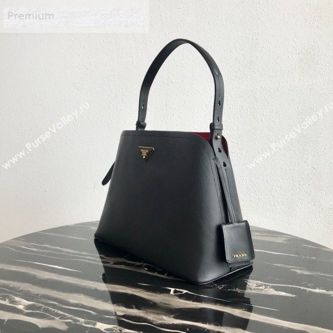 Prada Matinee Shoulder Bag 1BA249 Black 2019 (PYZ-9071503)