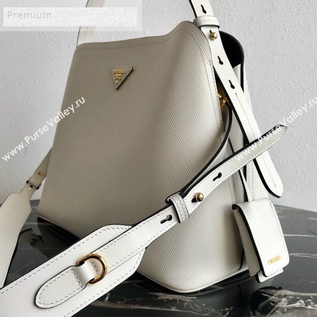 Prada Matinee Shoulder Bag 1BA249 White 2019 (PYZ-9071504)