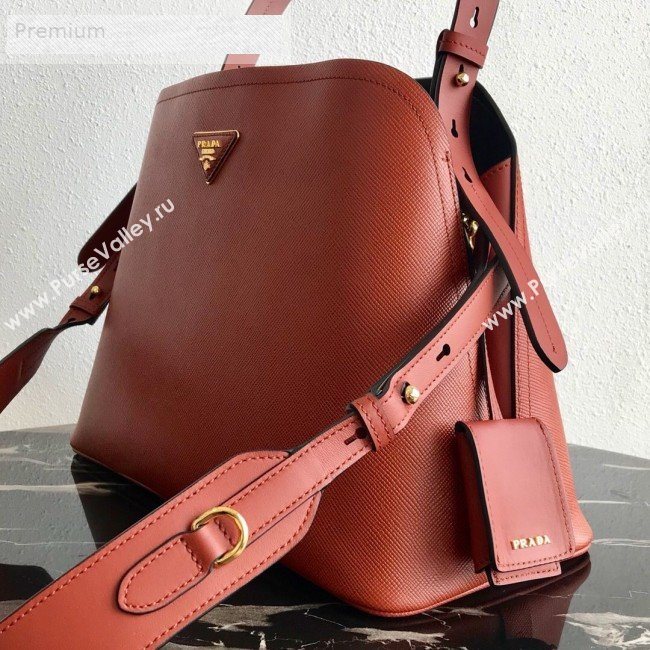 Prada Matinee Shoulder Bag 1BA249 Orange 2019 (PYZ-9071505)