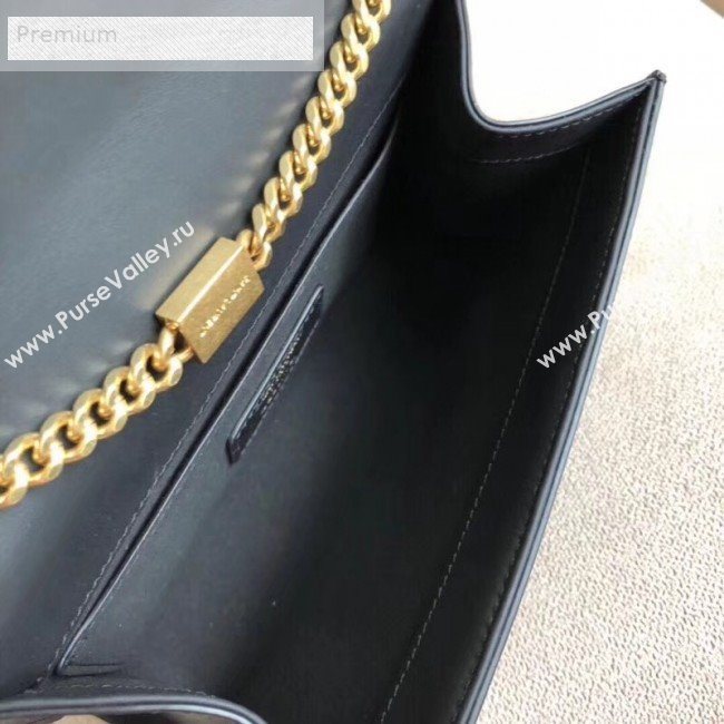 Saint Laurent Kate Small Chain and Tassel Bag in Smooth Leather 474366 Black/Gold   (BGL-9071702)