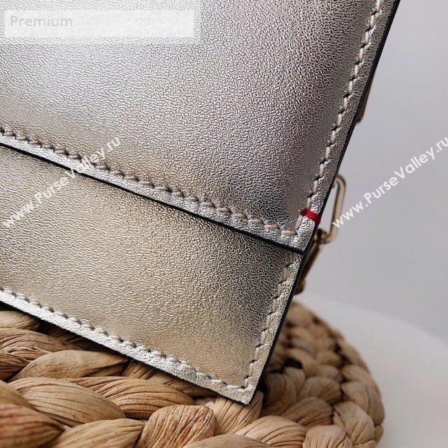 Valentino Small Metallic Calfskin VCASE Chain Shoulder Bag Gold 2019 (JJ3-9071510)