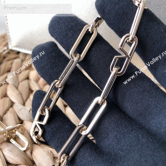 Valentino Small Metallic Calfskin VCASE Chain Shoulder Bag Gold 2019 (JJ3-9071510)