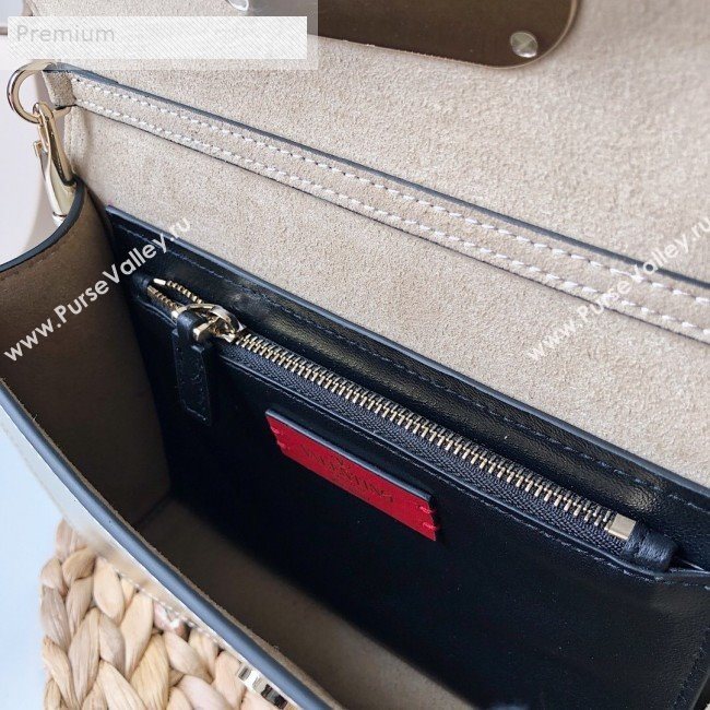 Valentino Small Metallic Calfskin VCASE Chain Shoulder Bag Gold 2019 (JJ3-9071510)