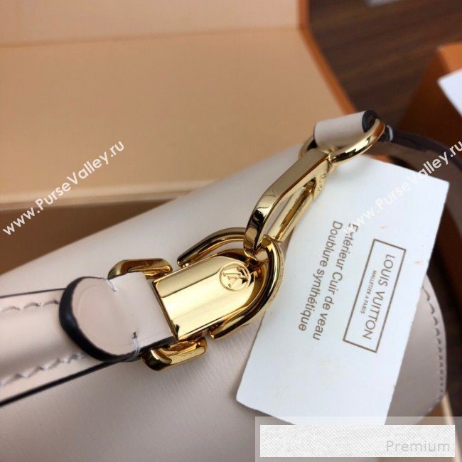 Louis Vuitton Padlock Rose des Vents PM Top Handle Bag M53822 Creme White 2019 (LVSJ-9052123)