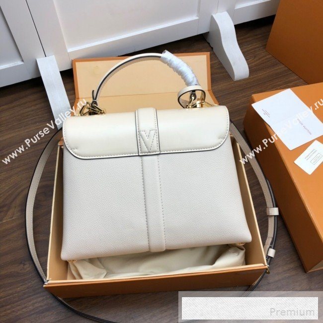 Louis Vuitton Padlock Rose des Vents PM Top Handle Bag M53822 Creme White 2019 (LVSJ-9052123)