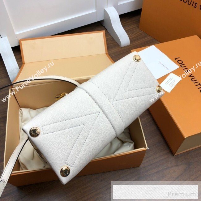 Louis Vuitton Padlock Rose des Vents PM Top Handle Bag M53822 Creme White 2019 (LVSJ-9052123)