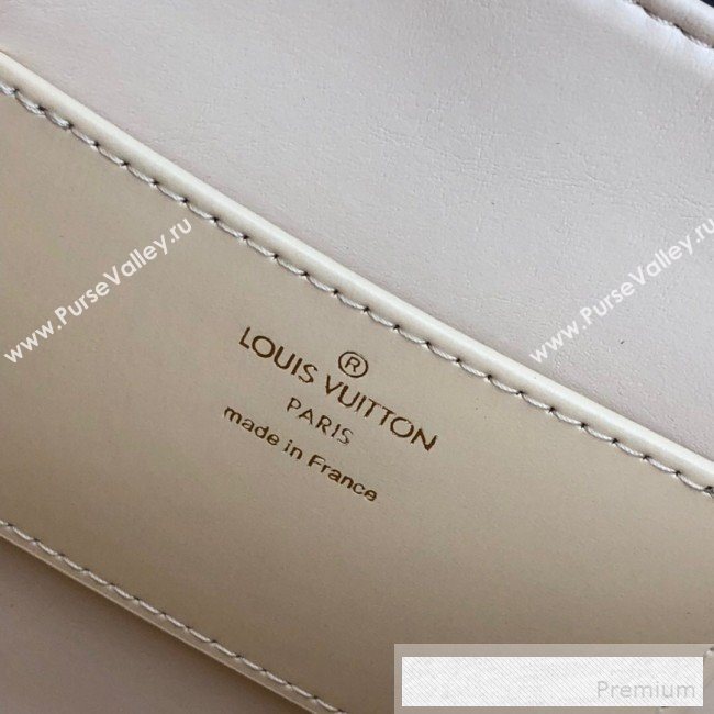 Louis Vuitton Padlock Rose des Vents PM Top Handle Bag M53822 Creme White 2019 (LVSJ-9052123)