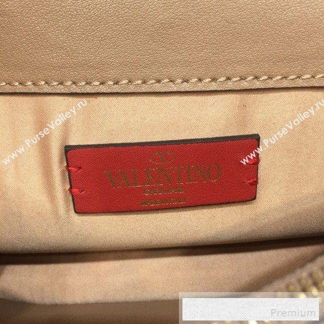 Valentino VRing Chain Flap Shoulder Bag Brown 2019 (XYD-9052141)