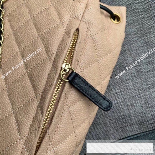 Chanel Grained Calfskin CC Filigree Backpack A57090 Nude 2019 (SSZ-9052084)