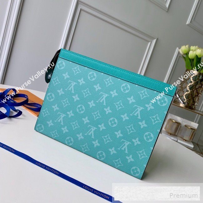 Louis Vuitton Monogram Pochette Voyage MM Pouch M61692 Green 2019 (KD-9052949)