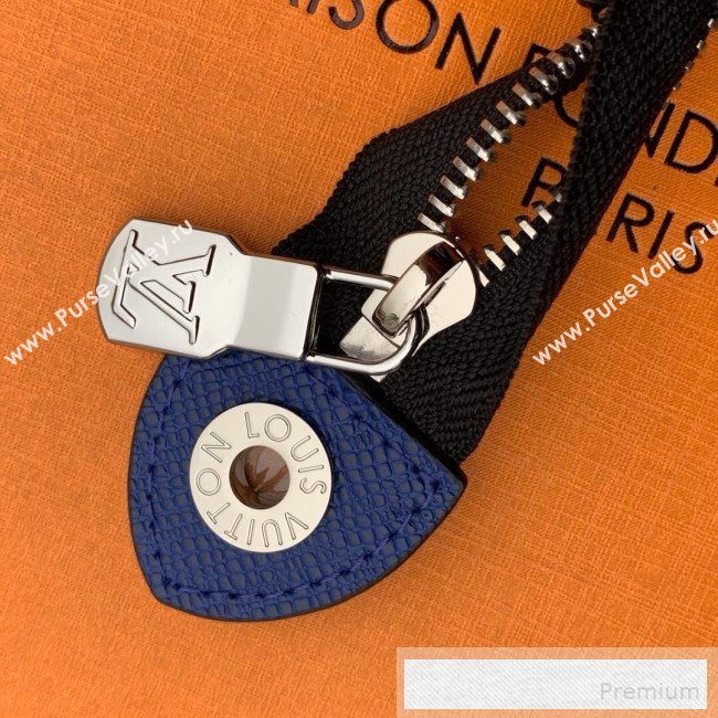 Louis Vuitton Monogram Pochette Voyage MM Pouch M61692 Blue 2019 (KD-9052951)