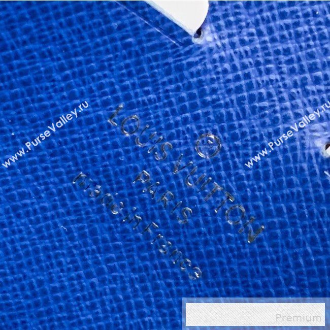 Louis Vuitton Monogram Pochette Voyage MM Pouch M61692 Blue 2019 (KD-9052951)