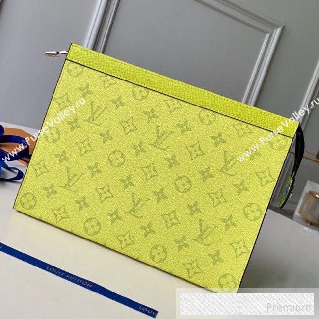 Louis Vuitton Monogram Pochette Voyage MM Pouch M61692 Yellow 2019 (KD-9052952)