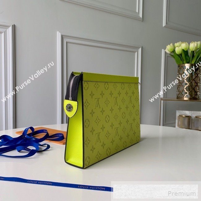 Louis Vuitton Monogram Pochette Voyage MM Pouch M61692 Yellow 2019 (KD-9052952)