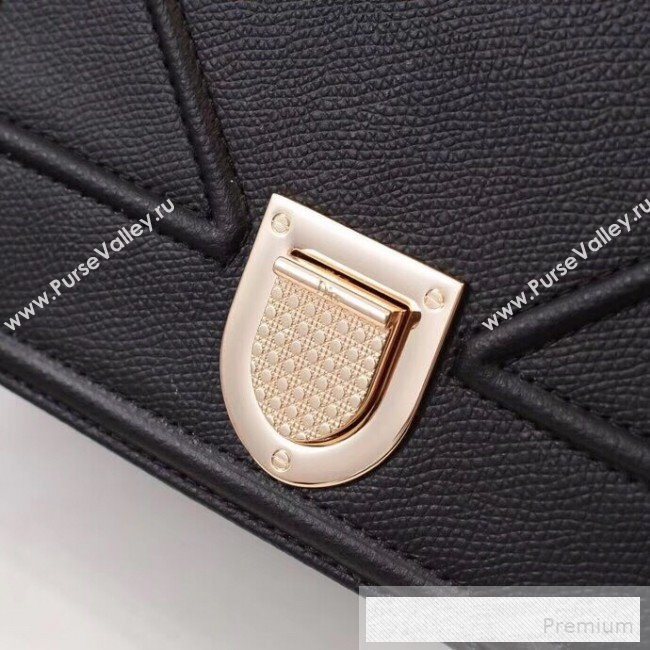 Dior Diorama Flap Shoulder Bag in Grained Cannage Leather Black 2019 (XYD-9053008)