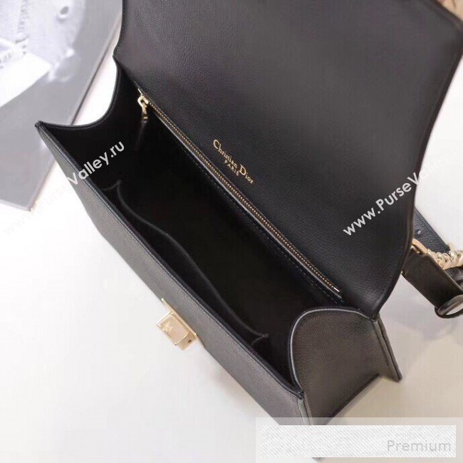 Dior Diorama Flap Shoulder Bag in Grained Cannage Leather Black 2019 (XYD-9053008)