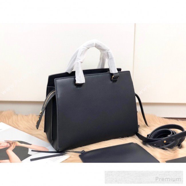 Saint Laurent East Side Small Tote Bag in Smooth Leather 554116 Dark Blue 2019 (KTS-9053130)