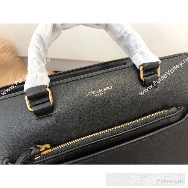 Saint Laurent East Side Small Tote Bag in Smooth Leather 554116 Black 2019 (KTS-9053131)