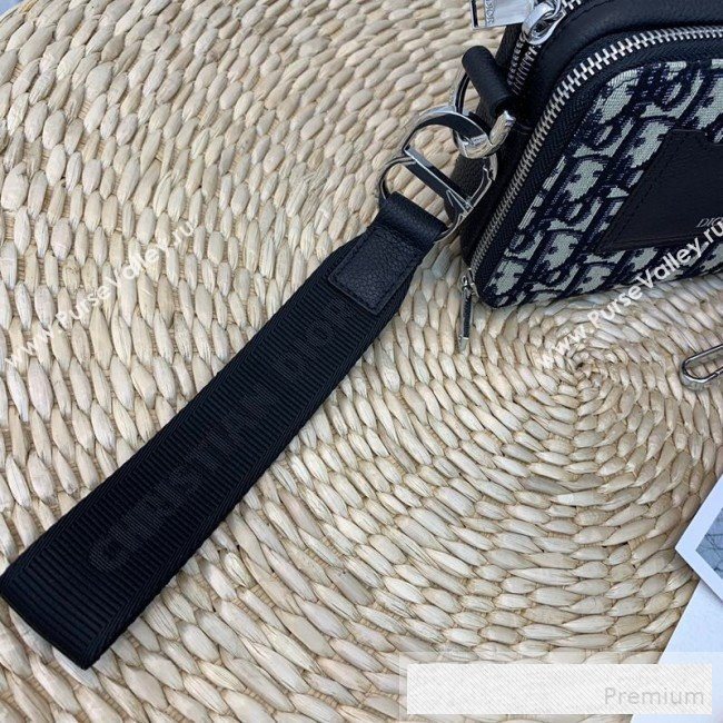Dior Homme Oblique Jacquard Canvas Camera Crossbody Bag 2019 (WEIP-9053134)