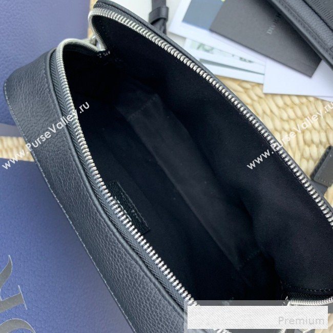 Dior Homme Leather Zippy Camera Crossbody Bag Black 2019 (WEIP-9053136)