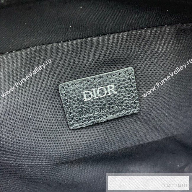 Dior Homme Leather Zippy Camera Crossbody Bag Black 2019 (WEIP-9053136)