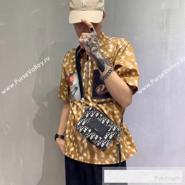 Dior Homme Oblique Jacquard Canvas Camera Crossbody Bag 2019 (WEIP-9053134)