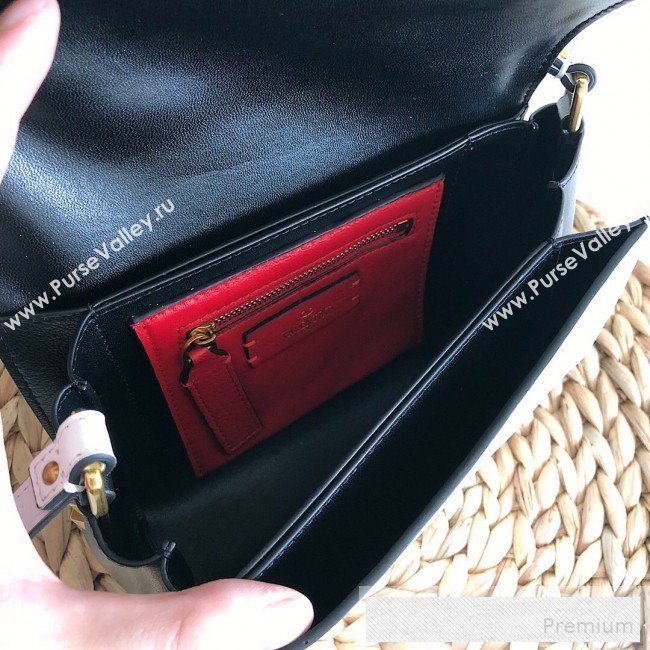 Valentino VRing Small Flap Crossbody Bag White 2019 (JJ3-9053045)