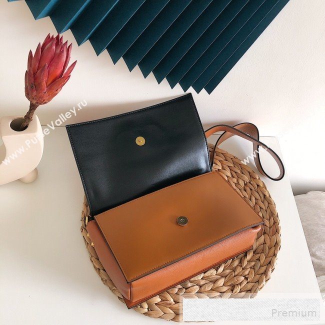 Valentino VRing Large Flap Crossbody Bag Brown 2019 (JJ3-9053046)