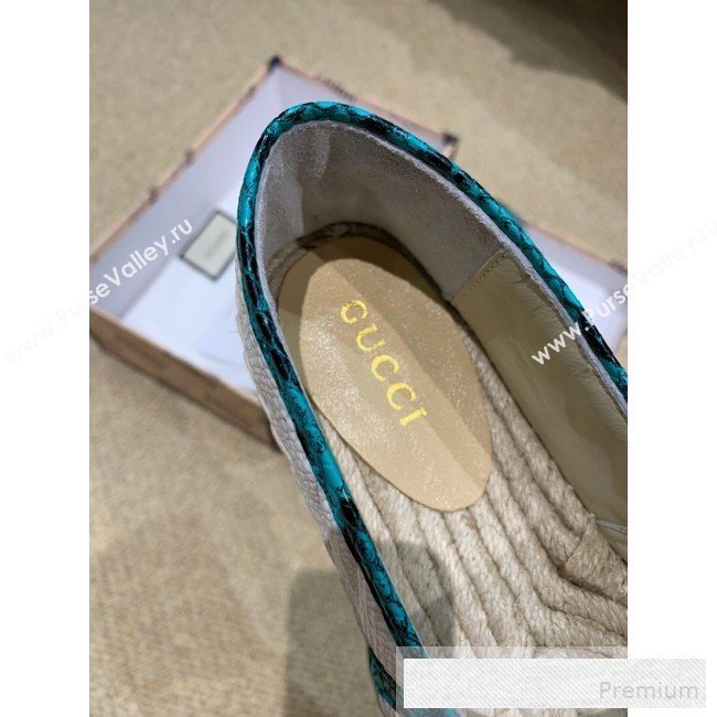 Gucci Chevron Raffia Flat Espadrilles with Double G 578547 White 2019 (HANB-9060115)