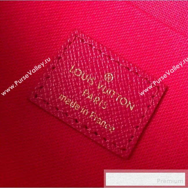 Louis Vuitton Monogram Canvas Pochette Félicie Chain Wallet WOC with Dog Applique M61276  (KIKI-9053059)