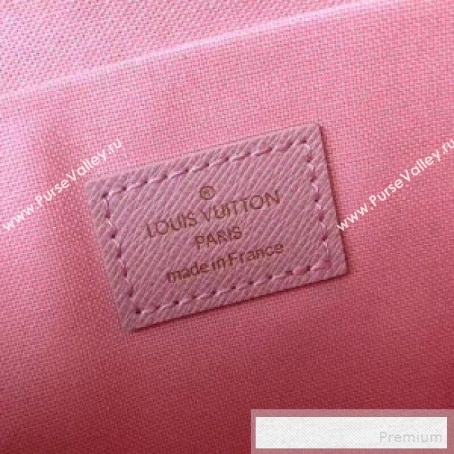 Louis Vuitton Pochette Félicie Chain Wallet WOC in Damier Azur Canvas N63106 (KIKI-9053061)