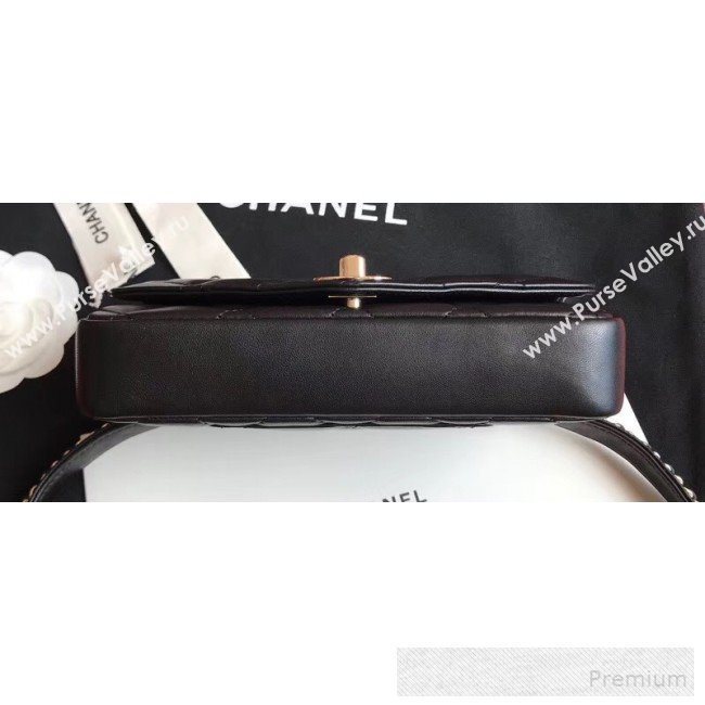 Chanel Quilted Calfskin Flap Belt Bag/Waist Bag AS0628 Black 2019 (XINXIN-9060646)