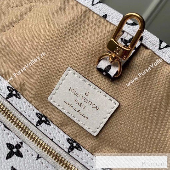 Louis Vuitton Neverfull MM Tote Bag M44568 Khaki Green/Beige 2019 (KIKI-9060587)