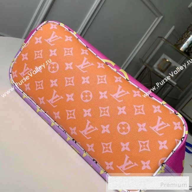 Louis Vuitton Neverfull MM Tote Bag M44588 Pink/Lilac 2019 (KIKI-9060588)