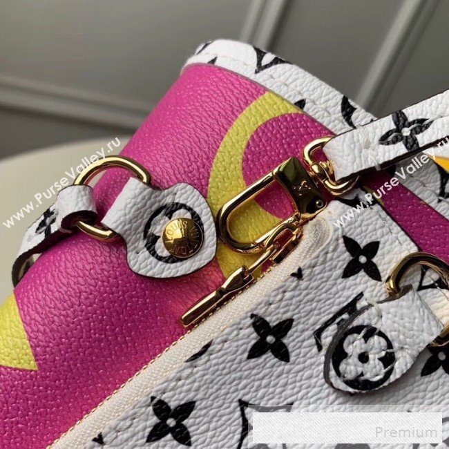 Louis Vuitton Neverfull MM Tote Bag M44588 Pink/Lilac 2019 (KIKI-9060588)