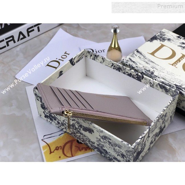 Dior Diorama Calfskin Coin Purse Wallet Light Purple 2019 (BINF-9082002)