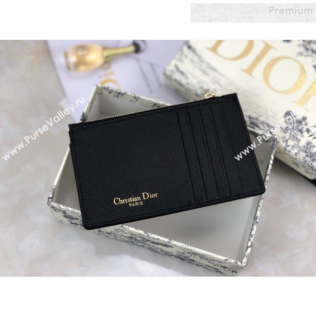Dior Diorama Calfskin Coin Purse Wallet Black 2019 (BINF-9082003)