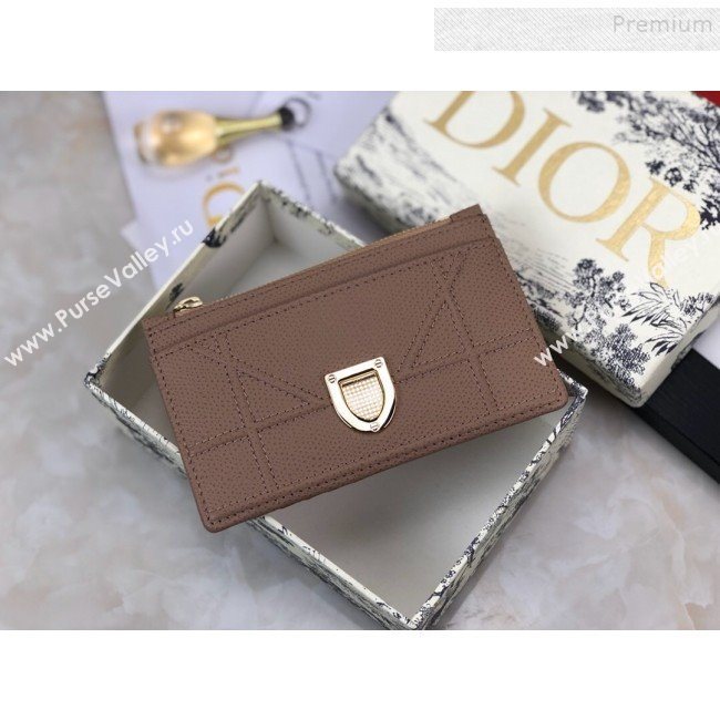 Dior Diorama Calfskin Coin Purse Wallet Khaki 2019 (BINF-9082006)