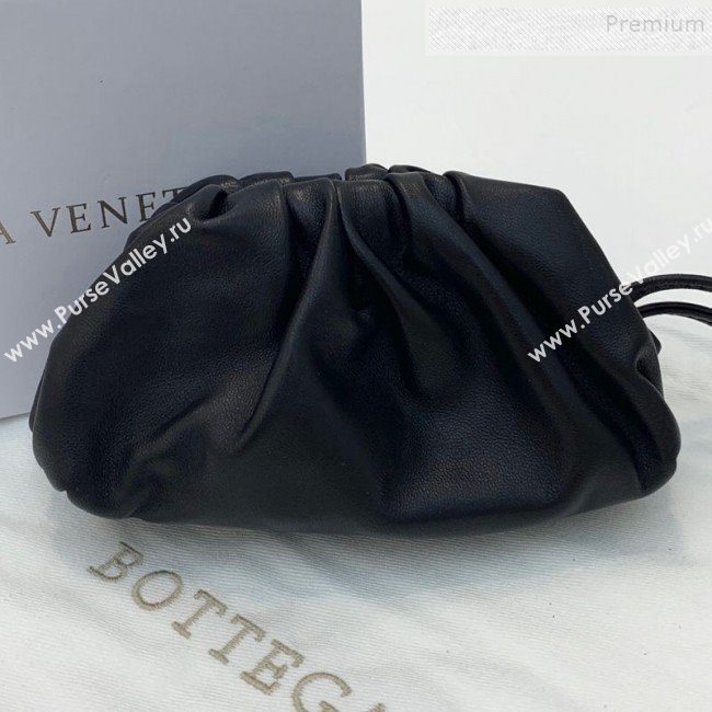 Bottega Veneta The Pouch Coin Purse Wallet Black 2019 (WEIP-9082021)