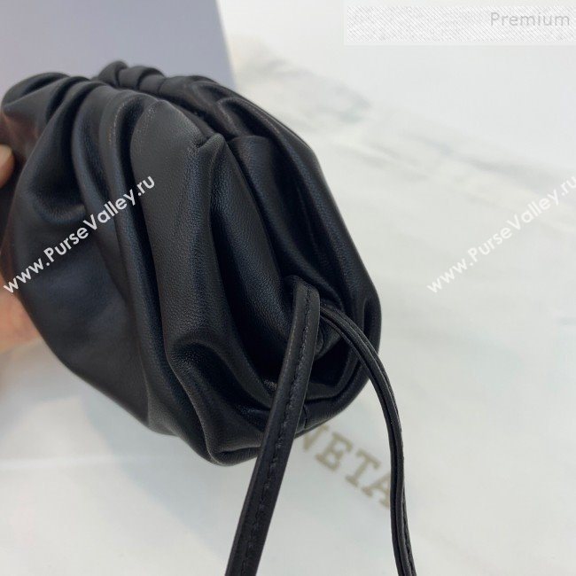 Bottega Veneta The Pouch Coin Purse Wallet Black 2019 (WEIP-9082021)