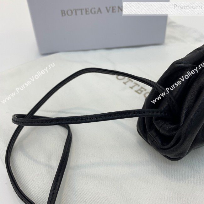 Bottega Veneta The Pouch Coin Purse Wallet Black 2019 (WEIP-9082021)