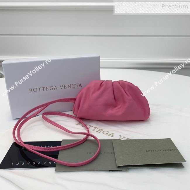 Bottega Veneta The Pouch Coin Purse Wallet Pink 2019 (WEIP-9082022)