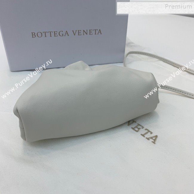 Bottega Veneta The Pouch Coin Purse Wallet White 2019 (WEIP-9082024)